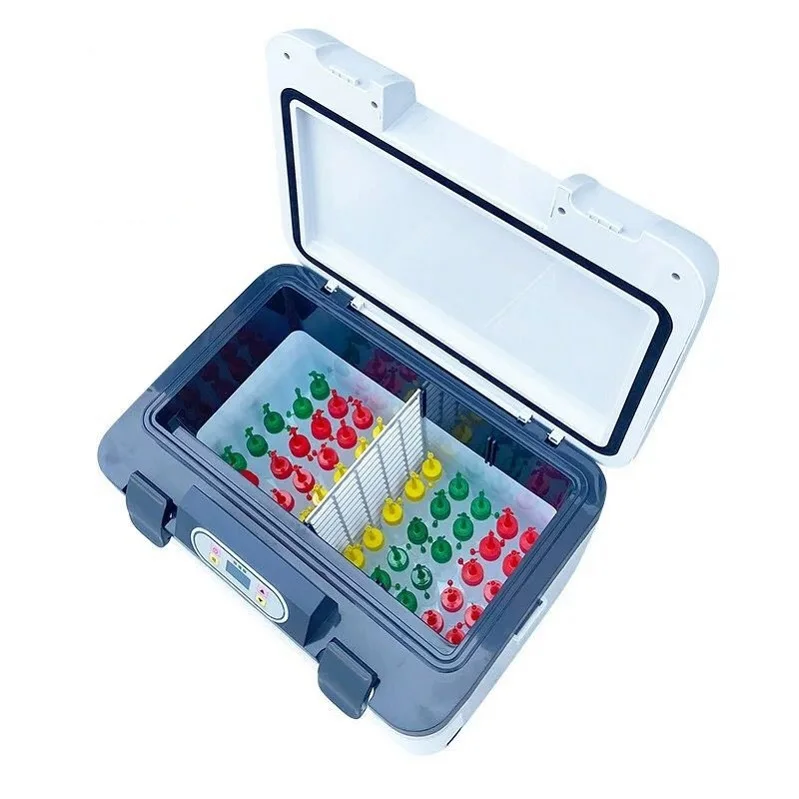 12L Boar/pig semen refrigerator with 17 degrees Digital display temperature freezer