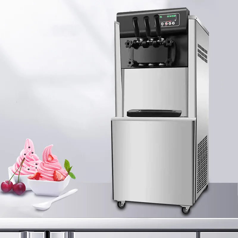 Commercial Stainless Steel Ice Cream Maker Yogurt Soft Serve Machine Affordable Price