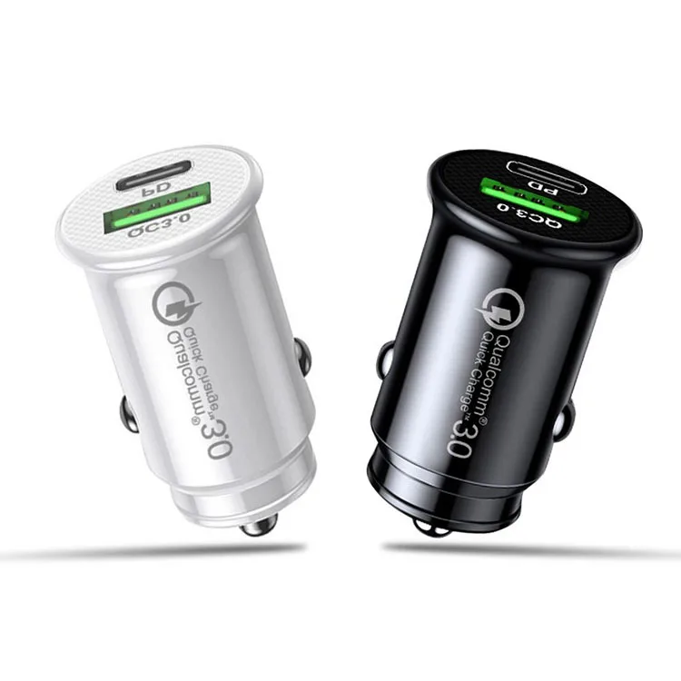 Car Neutral Bullet Single Mini Car Usb Charging Black Mobile Phone Car Charger Usb Charging