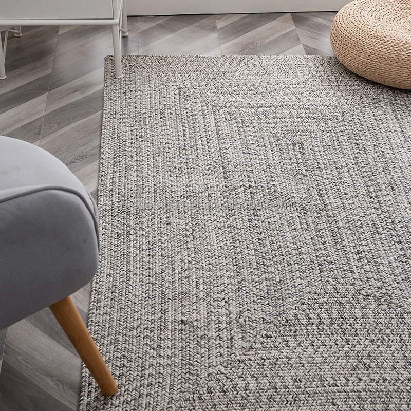 Polypropylene pp braided woven outdoor carpets rug floor mats FOR outdoor patio garden furniture