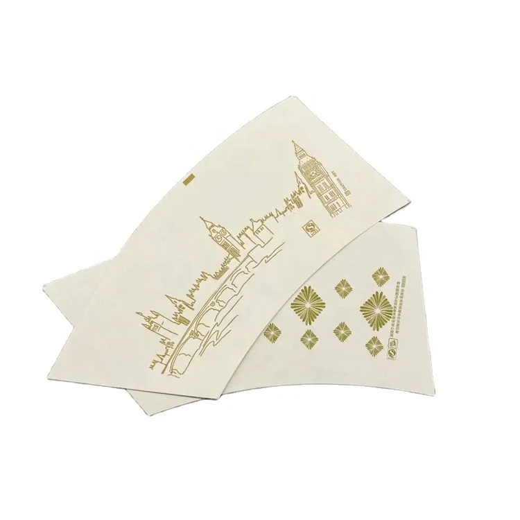 
Yibin, желтые бумажные стаканчики для кофе из крафт-бумаги 