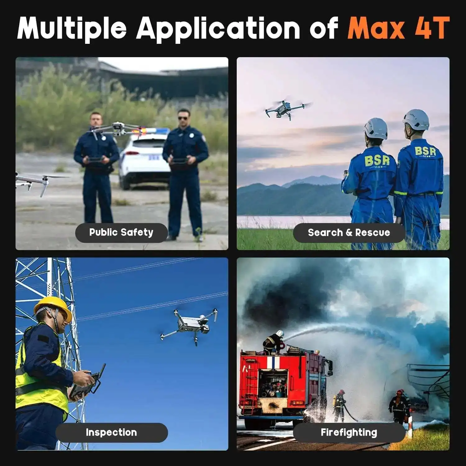 Autel EVO Max 4T UAV Professional PRO Mavic с 10-кратным оптическим зумом Квадрокоптер алтарь камера 8K Дрон