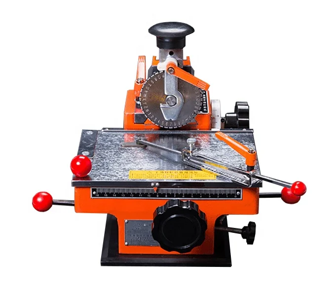 Portable type metal punching machine engraving machine for chassis number