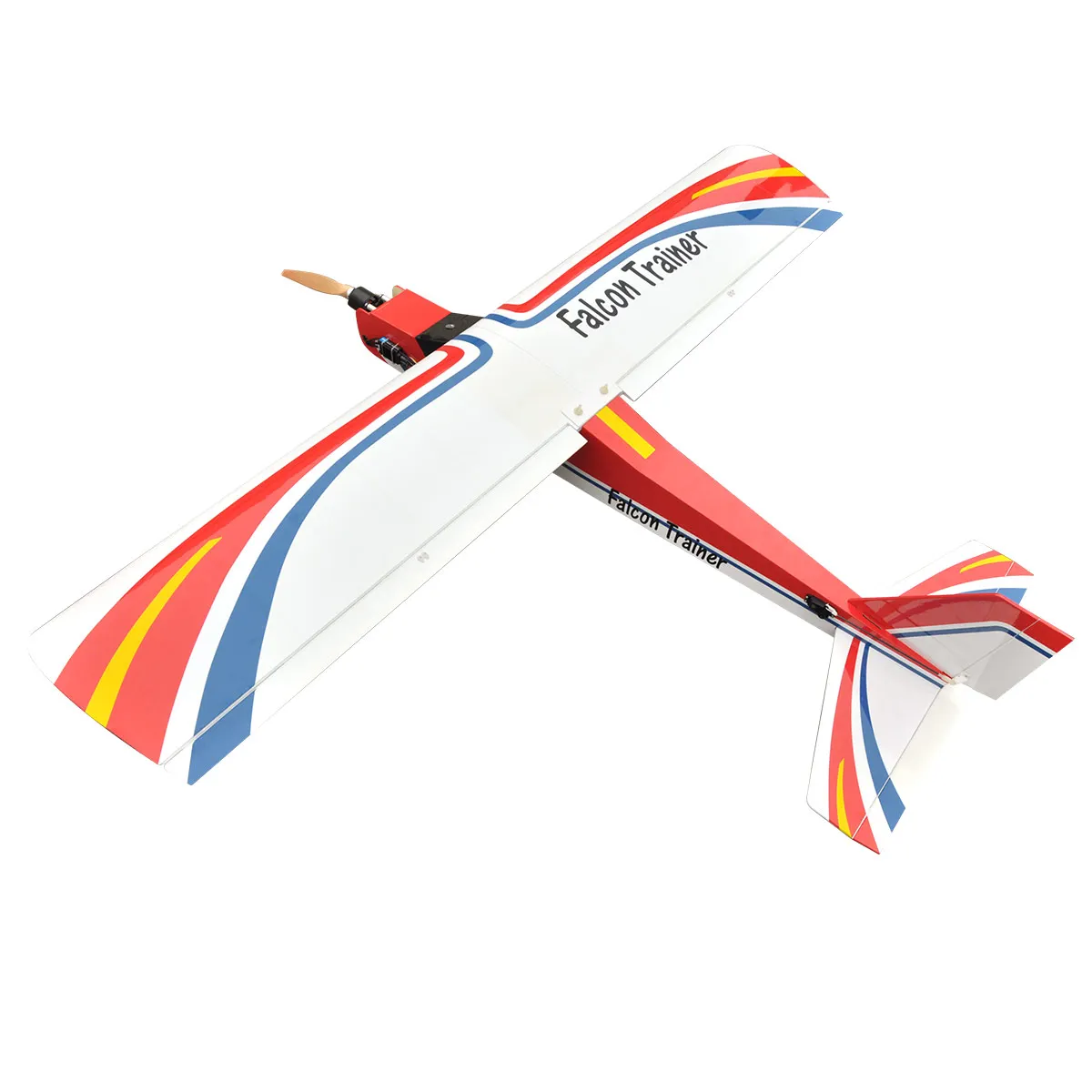 73.2inch Falcon Trainer Red+White 20CC Gasoline / Electric RC Fixed Wing Model Plane Airplane