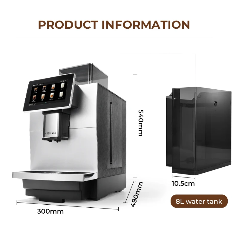Cappuccino Latte Coffee Maker Commercial Fully Automatic Vending Espresso Coffee Machine For Business