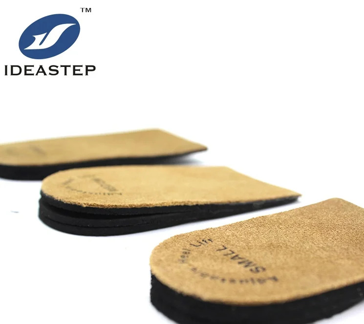 Ideastep 3-х слойные регулируемый кожаный ортопедический каблук Лифт для боль в пятке и длину