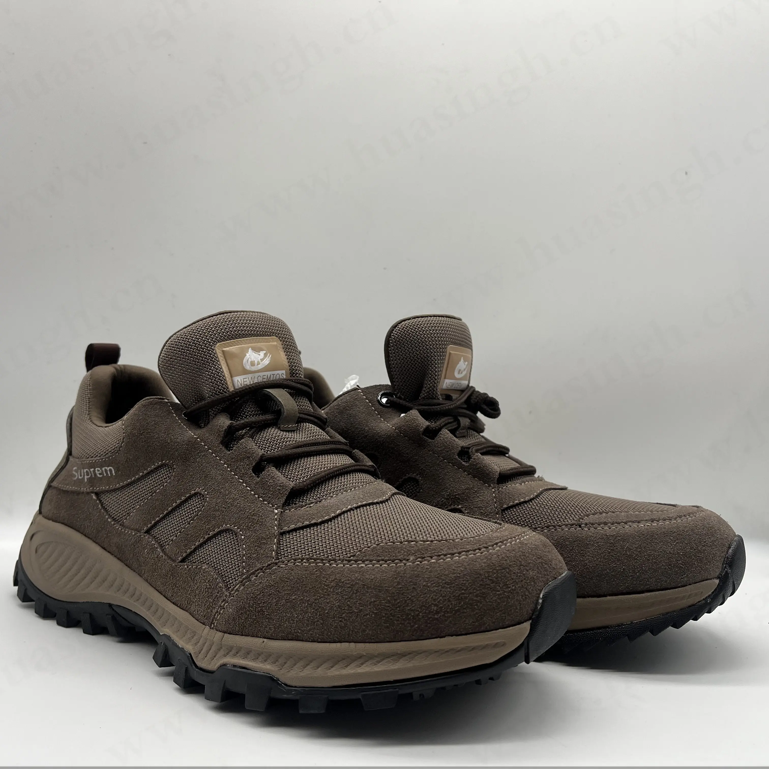 YWQ,china factory supply high quality suede leather sport shoes unisex daily wear outdoor walk running shoes  HSS449