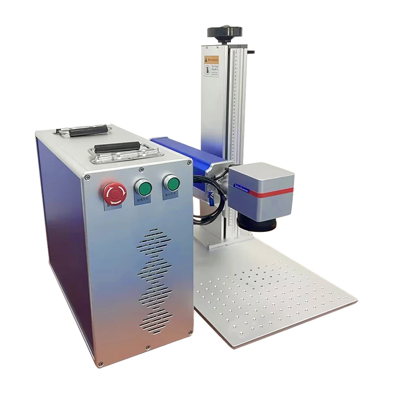 Compact Split Fiber Laser Marking Machine with Adjustable Focus for Precision Marking on Metals Plastics Non-Metallic Materials