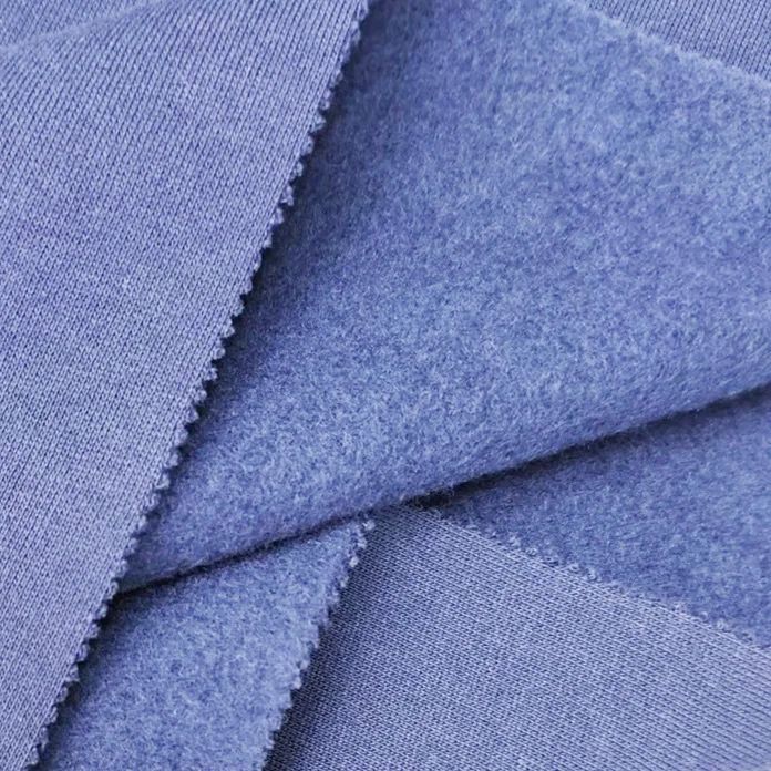 big pique fleece prench terry  face brushed 60% Cotton 40% Polyester  405-425gsm 58-59 Plain Dyed  for Boys and Girls Dress