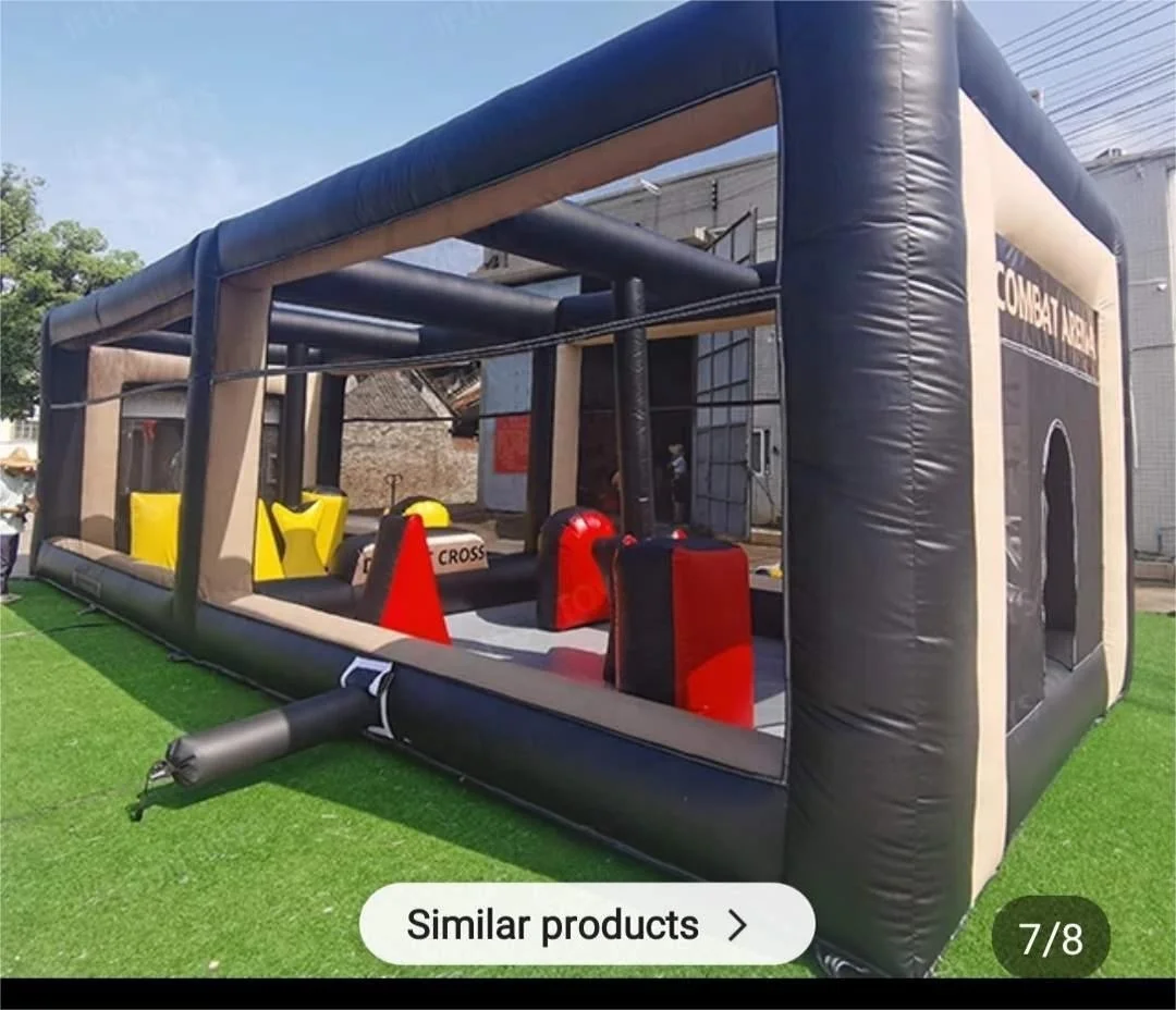 high quality inflatable customized design paintball bunker for children