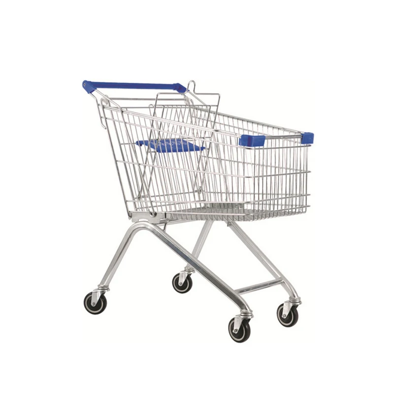 Commercial Grade Supermarket Shopping Cart Long-Lasting Durability