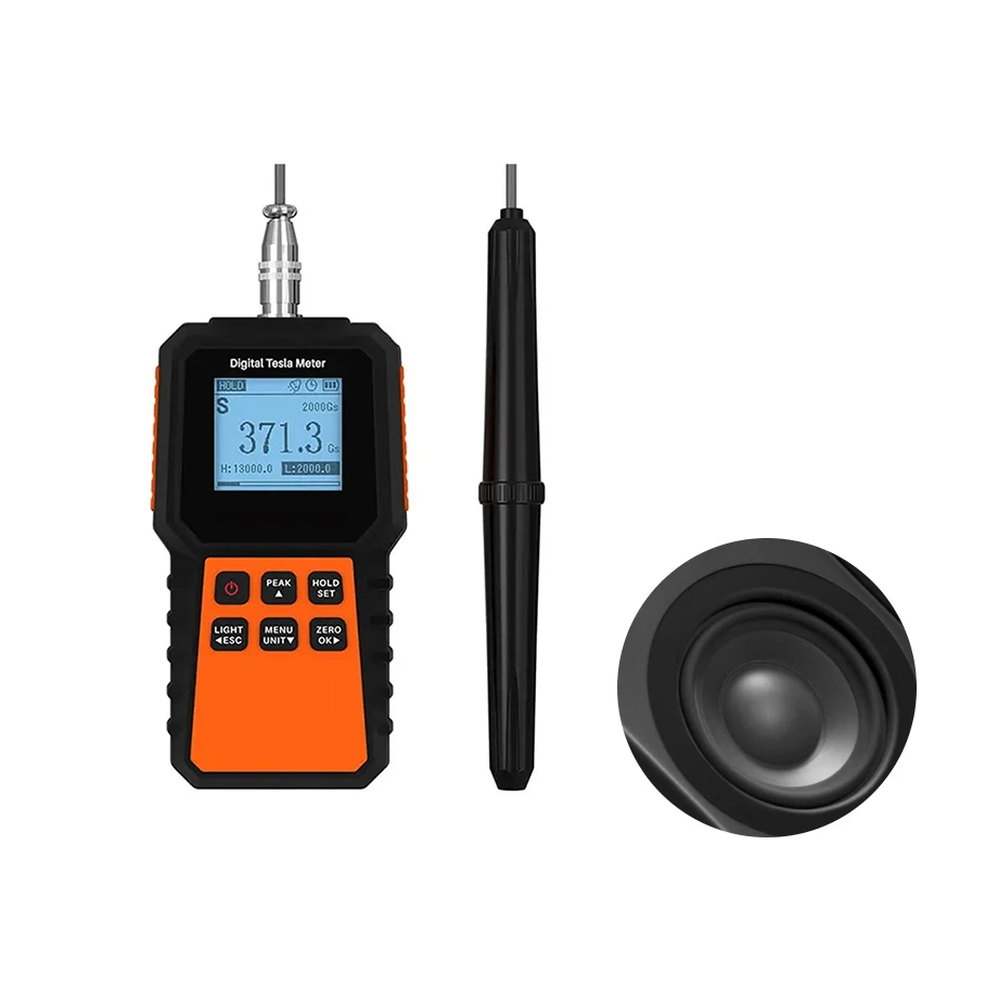 Permanent Magnet Gauss Meter Digital Portable Magnetic Flux Meter Surface Magnetic Field