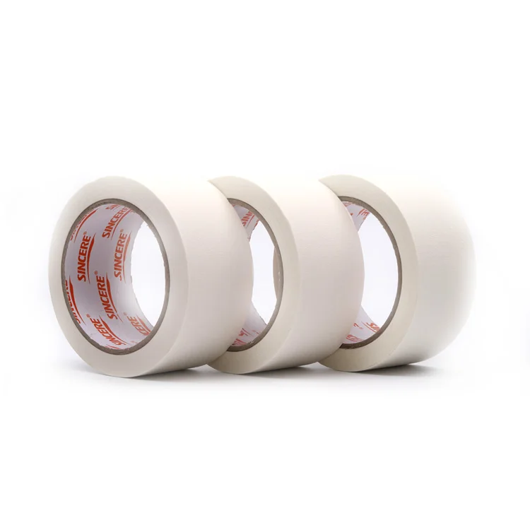 General Purpose Custom Easy Tear White Paper Packaging Masking Tape
