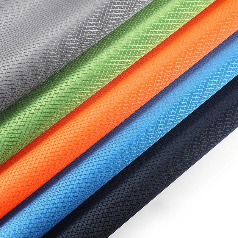 Wholesale Factory Direct Sales 210d Plaid Oxford Fabric Anti-Tear Shrink Resistant Cloth Luggage Fabric For Backpack