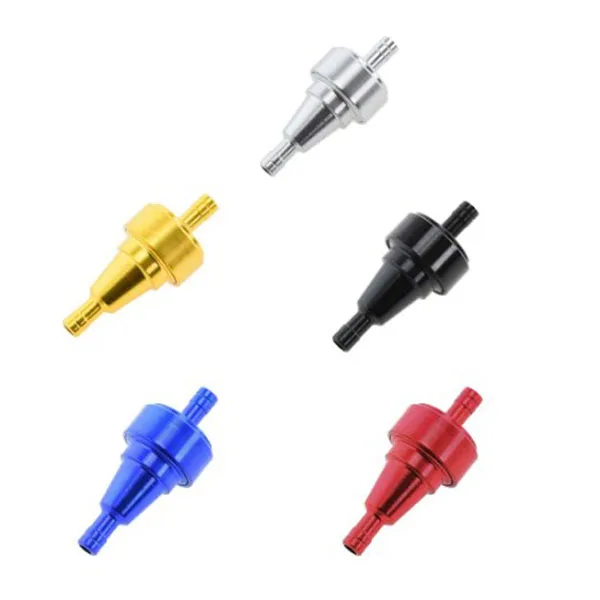 Мотоциклетный бензиновый фильтр 6 мм, фильтр из алюминиевого сплава CNC, модифицированный элемент фильтра, масляная чаша