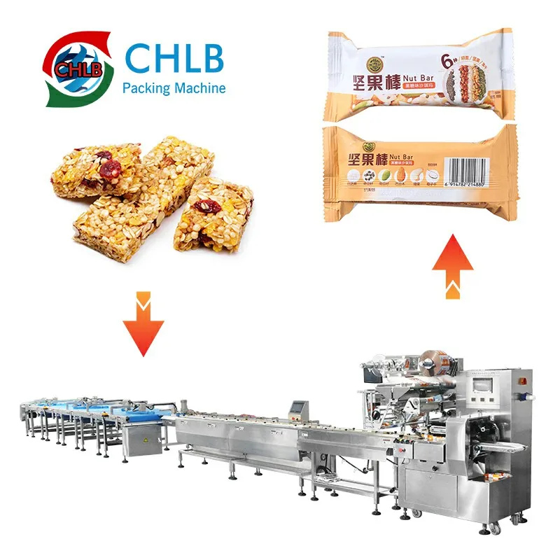 High speed Wafer biscuit automatic packaging system Multi-function Packaging Machines Packing Line