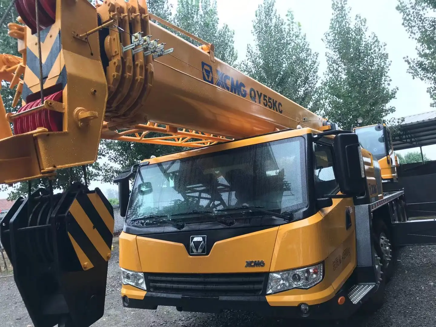 Подержанный тяжелый мобильный грузовик QY50KC 50Ton