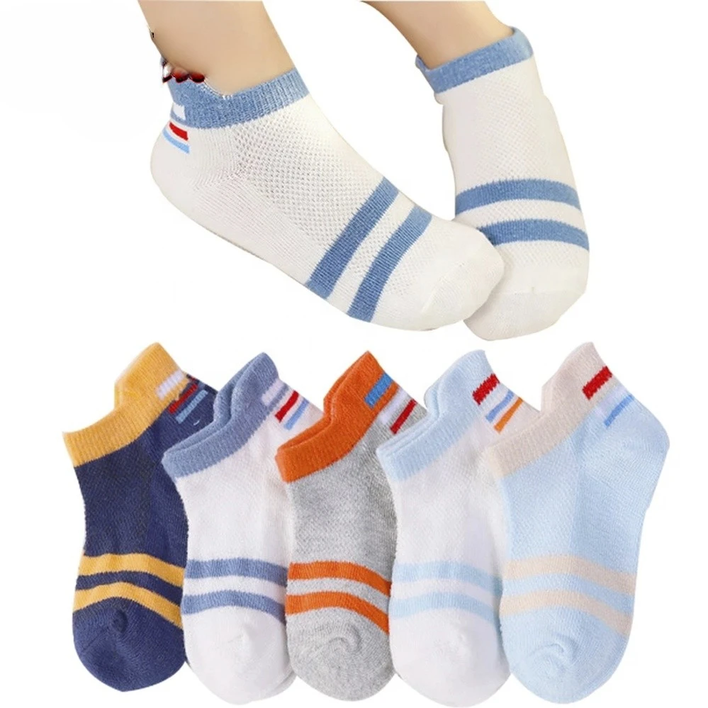 Wholesale Custom Design 100% Cotton School Teen Children Cute Jacquard Cartoon Kids Crew Sock