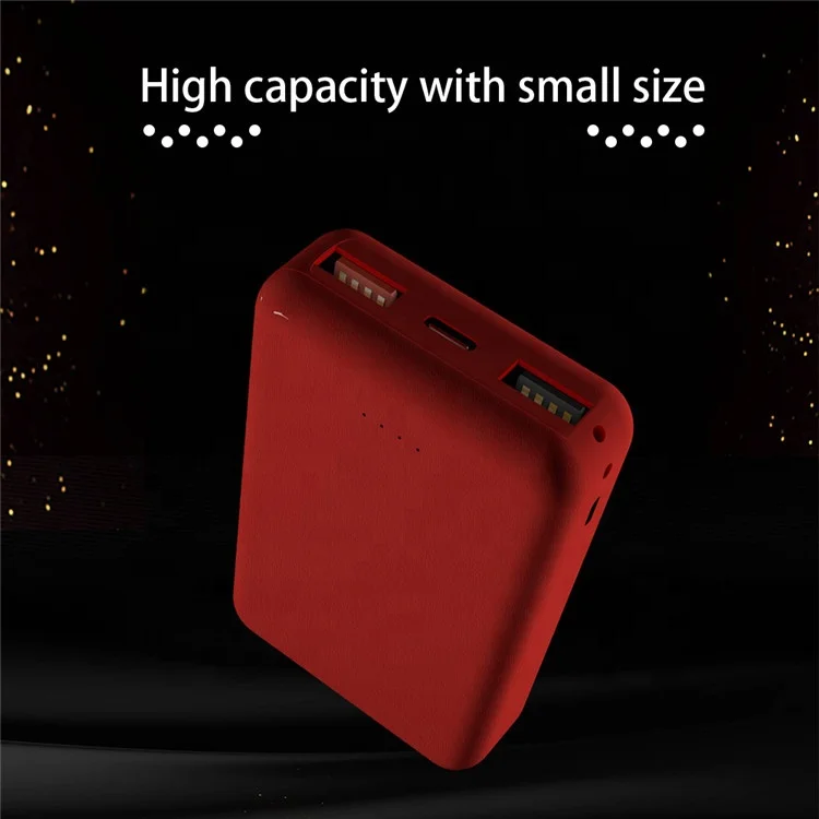 Hot Sale PD18W QC3.0 2 USB Portable Charger Mobile Pocket Power Bank 10000mAh