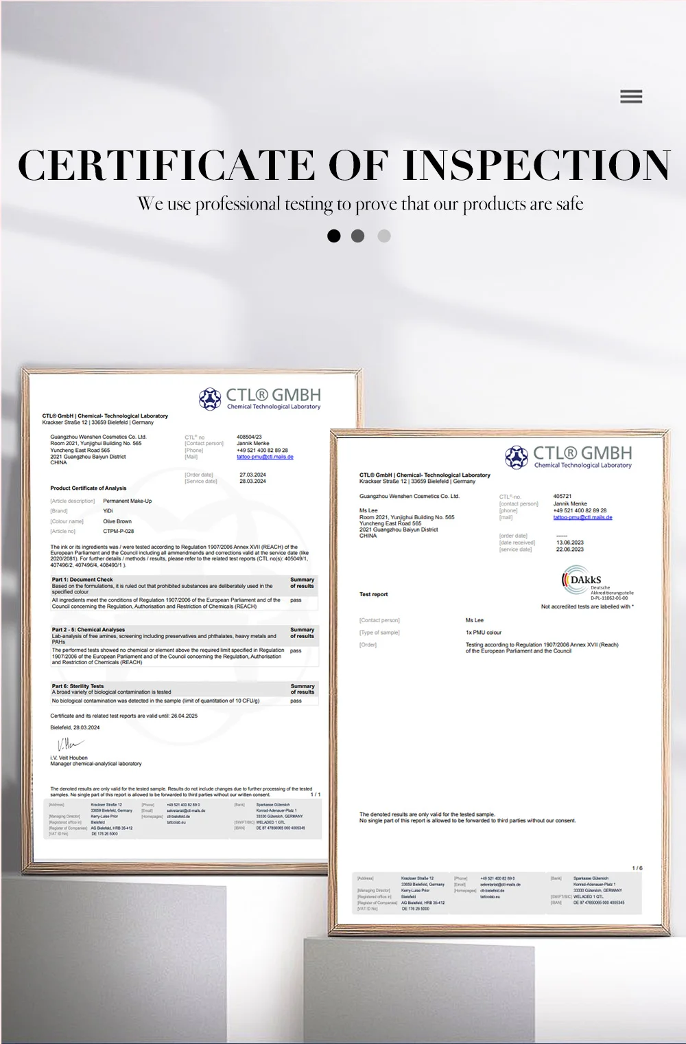 Naturalness REACH Certified Natural Permanent Makeup Pigment for Lasting Eyebrow Color