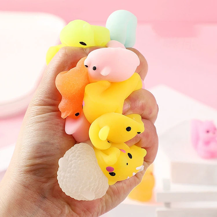 Лидер продаж сжимаемые мягкие игрушки милые рекламный подарок животные Mochi Kawaii