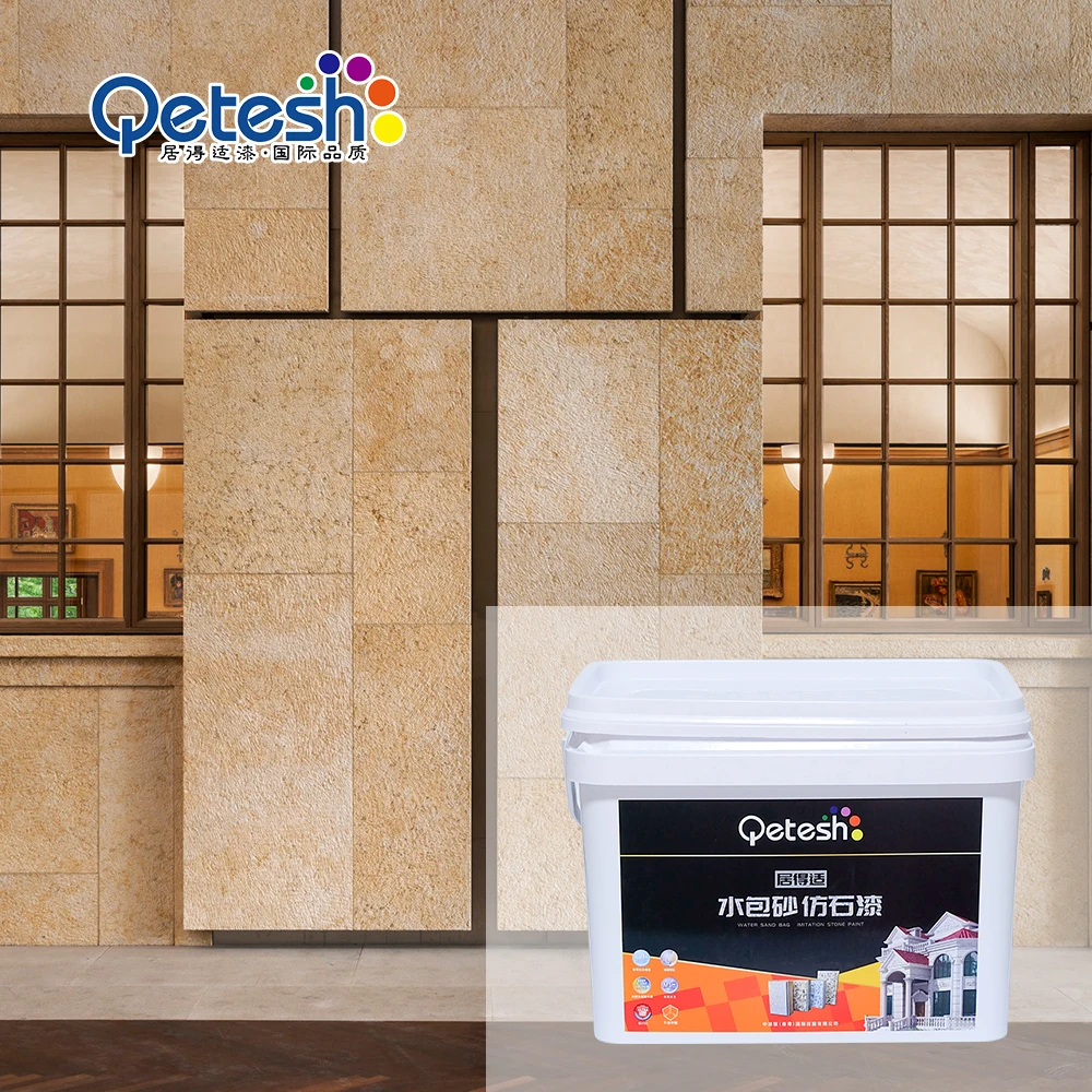 Mass Produces Domestic Decorative Material Exterior Natural Stone Paint