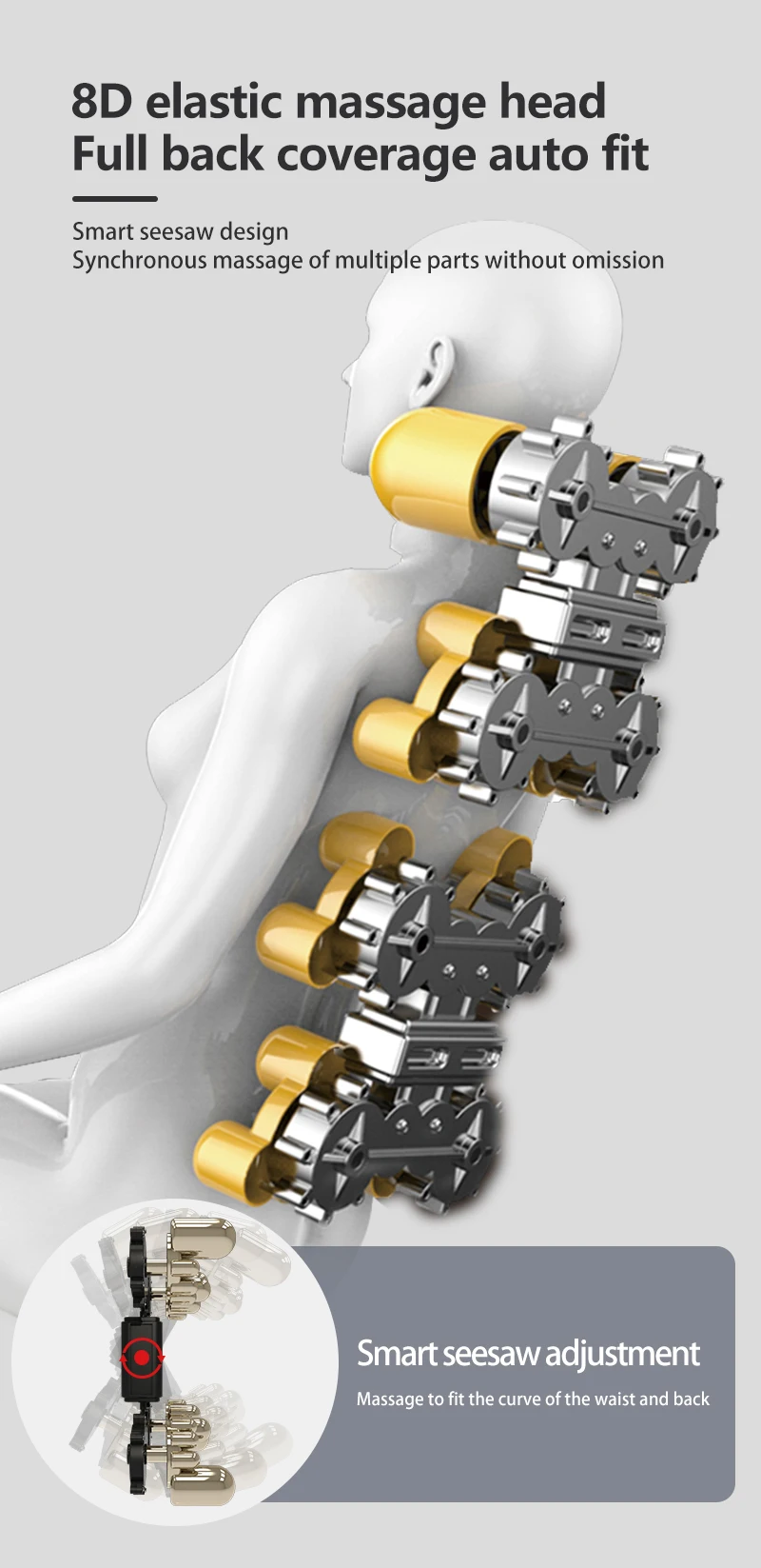 China Best 0 Gravity Electric 3d 4d Sl Track Salon Massage Chair Bed Full Body 2023