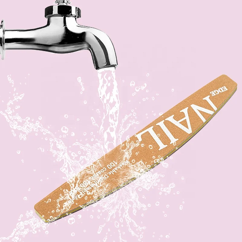 EDGE NAIL Print Pick Nail Up Professional Nail Files Coarse and Fine 12 pz Pack Kit Manicure with Display Box Set