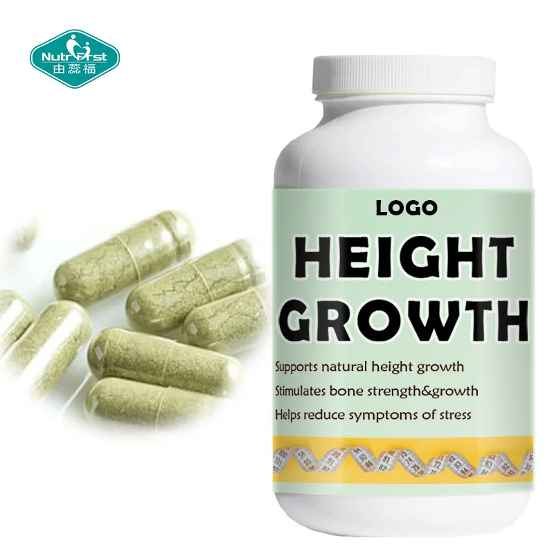 Height Improvement Hot Selling Formula Vitamin D&K Calcium Capsules in Bulk for Bone Density Enhancement
