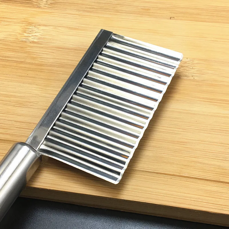 Amazon продает кухонные приборы из нержавеющей стали волнистый слайсер для картофеля