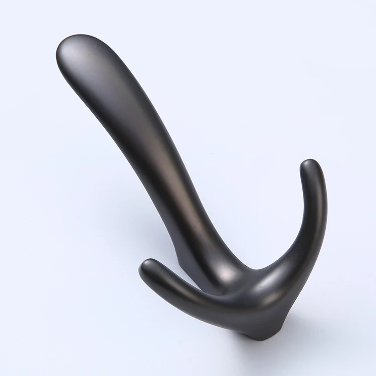 Heavy Duty Zinc Alloy Hook Bathroom Coat Single Hook Zinc Alloy Wall Mounted Hat Hanger Hook
