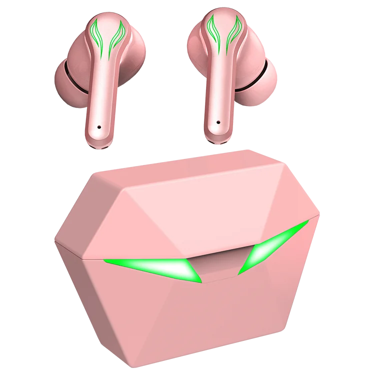 Play Game Earphone HIFI True Wireless Sound Low latency Surround Stereo Gaming Headsets LED light Earbuds Headphone