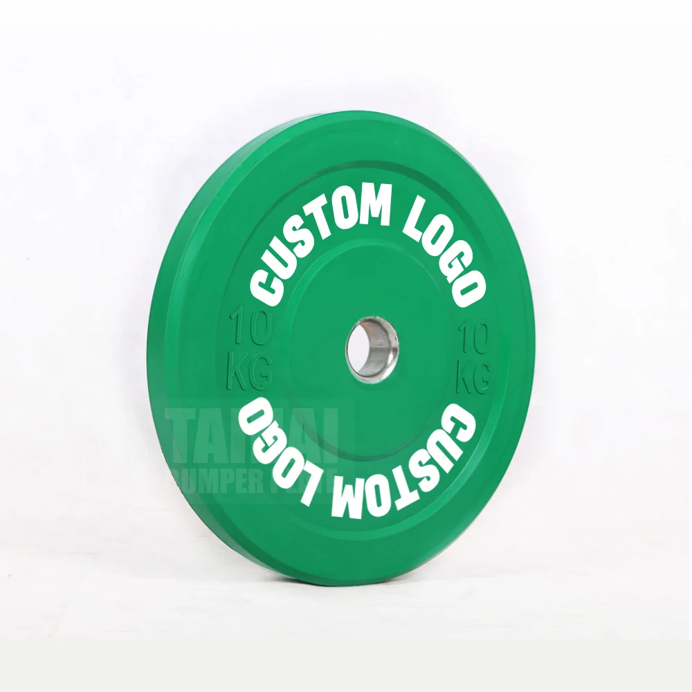 TaiHai Crossmax equipment home and gym using Cross Fitness Barbell Disc 20Kg Weight colorful Rubber Bumper plates