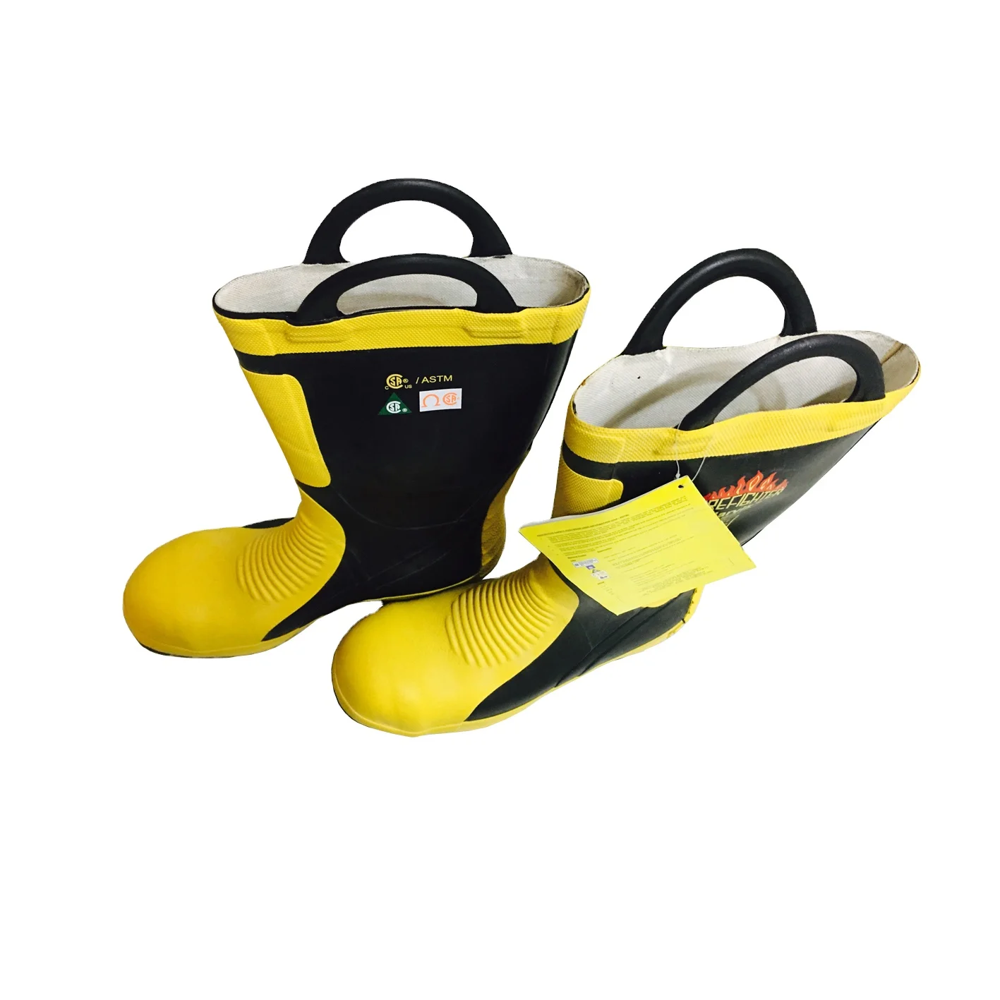 Пожарные ботинки Harvik высокого качества, одобренные CE-Ayonsafety