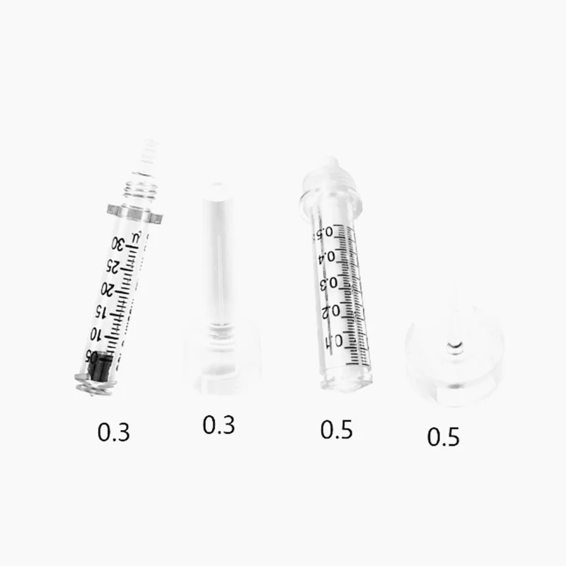 Good Quality Hyaluronic Pen Accessory 0.3ml 0.5ml Needle Free Ampoule Head