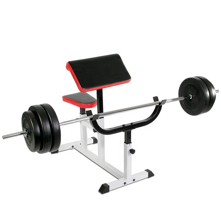 Durable Fitness Equipment: Weight Training Bench Preacher Curl Bench for Effective Workouts