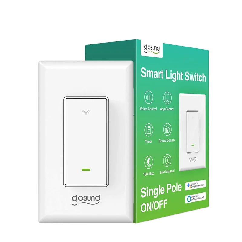 Tuya Smart Life App Remote Control wifi Electrical Switch smart switches Smart Light Switch work with alexa google home