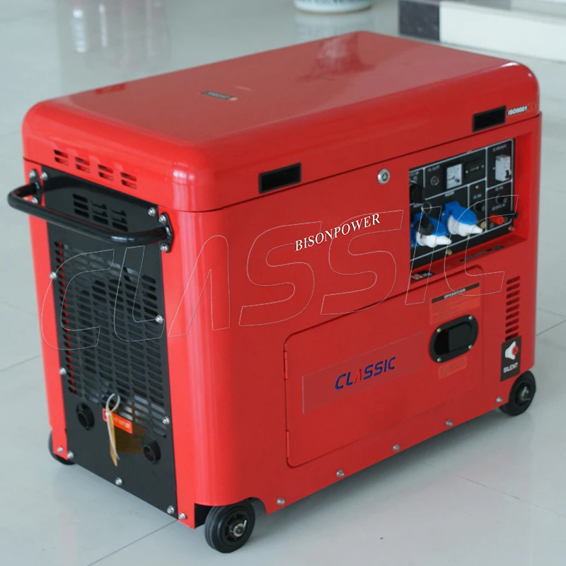 BISON 6.5 kva silent diesel generator electric generator without fuel