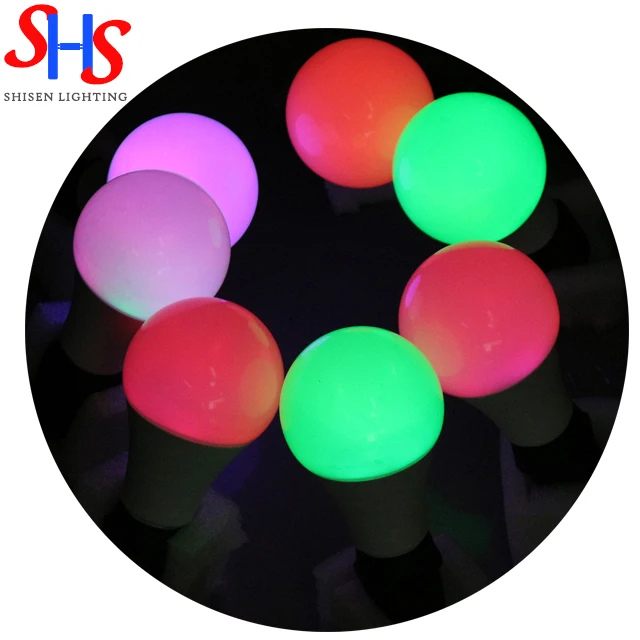 Rgb Led Bulb 5w 7w Led Bulb E27 Base Color Running Led Bulbs