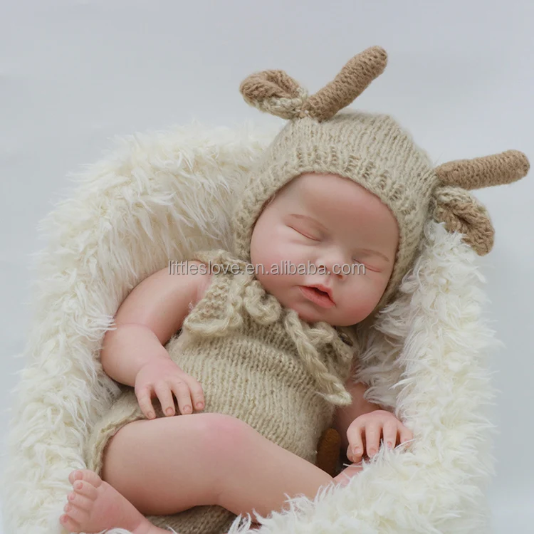 20 inch 51cm Solid Silicone Reborn Baby Doll Can Drink Water Or Pee For  Collection Christmas doll Gift Girls Kid Diy