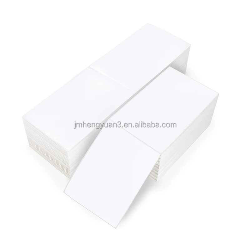 Shipping Fanfold Sheet Self Adhesive Waybill 100x150 Label Paper 100mmx150mm 500pcs Direct Thermal Fanfold Shipping Label