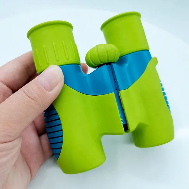 Foreseen 8x21 rubber binoculars promotional gift binocular telescope  for Boys and Girls