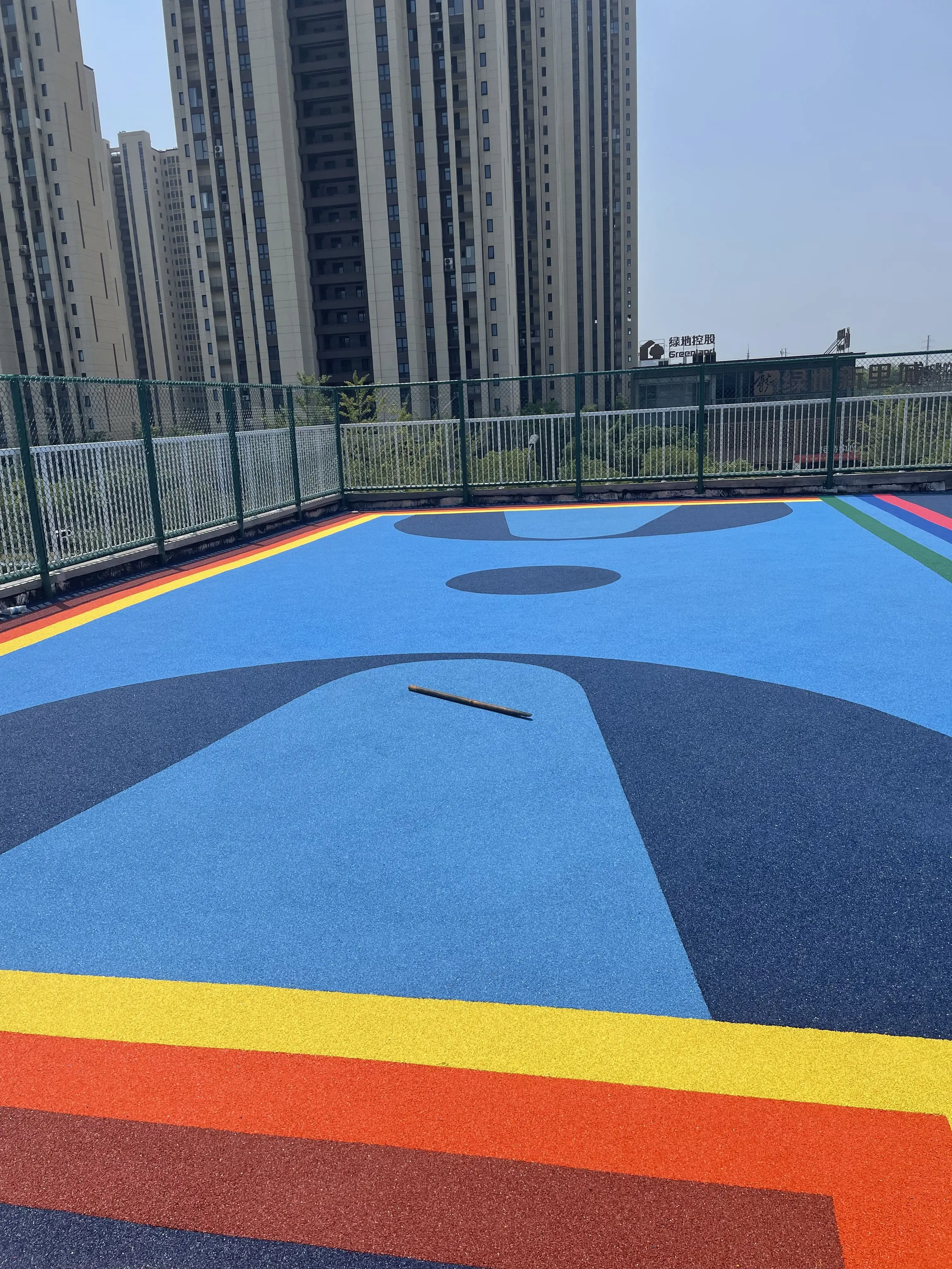 Island Blue EPDM Rubber Flooring Granule in 1-4mm safety surfacing NFL-P-2407195