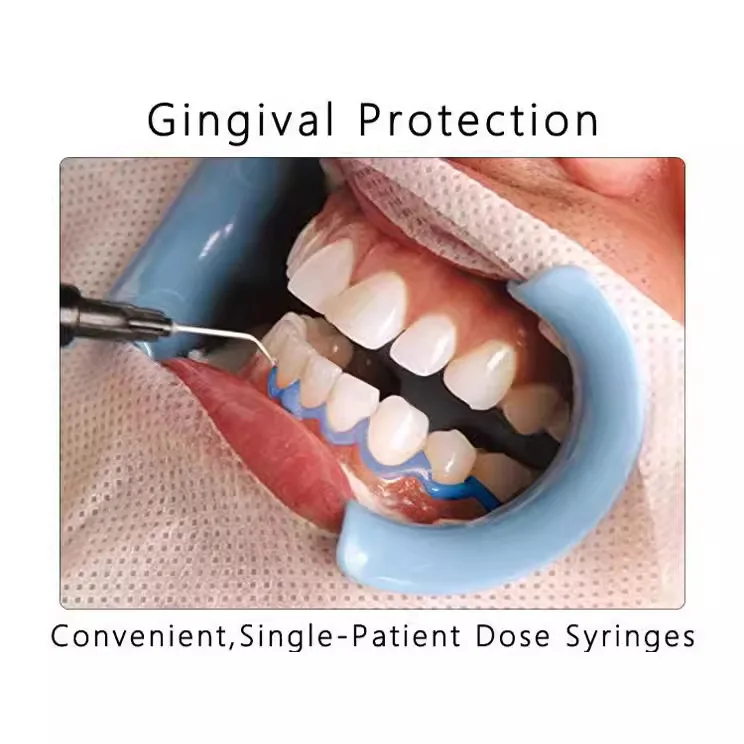 Dual Barrel Syringe Teeth Whitening Gel 44% 35% Hydrogen Peroxide Teeth Whitening Gel