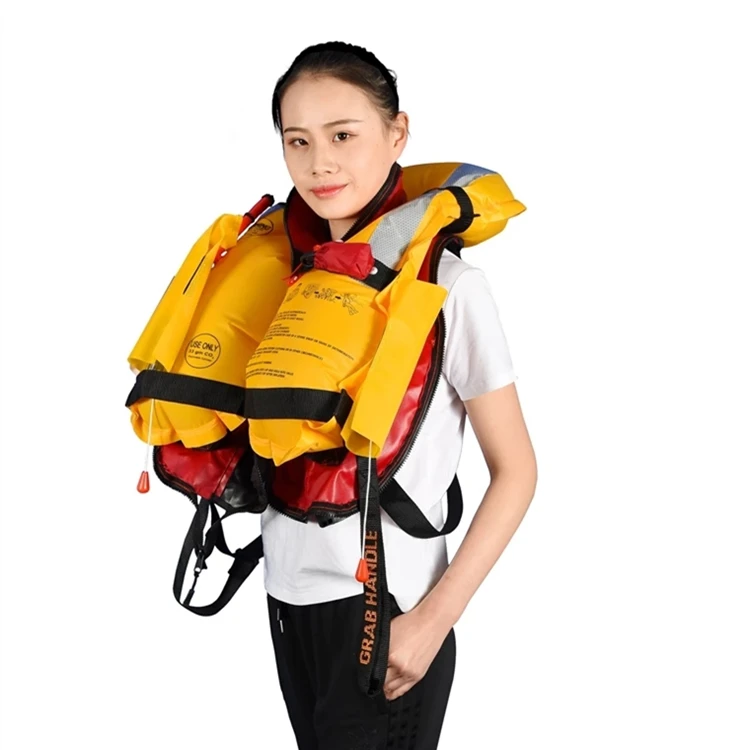 Quality fabric for SOLAS inflatable life jackets with 275N buoyancy
