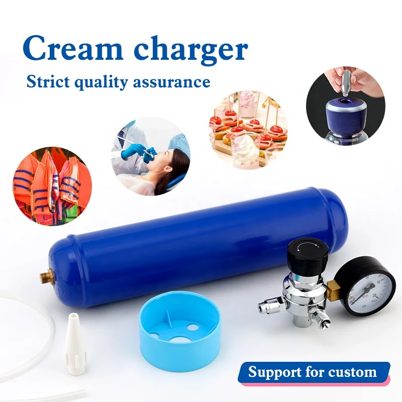 OEM dessert tools 0.95L nitrous oxide n2o  580g laughing gas cylinder flavoured cream chargers