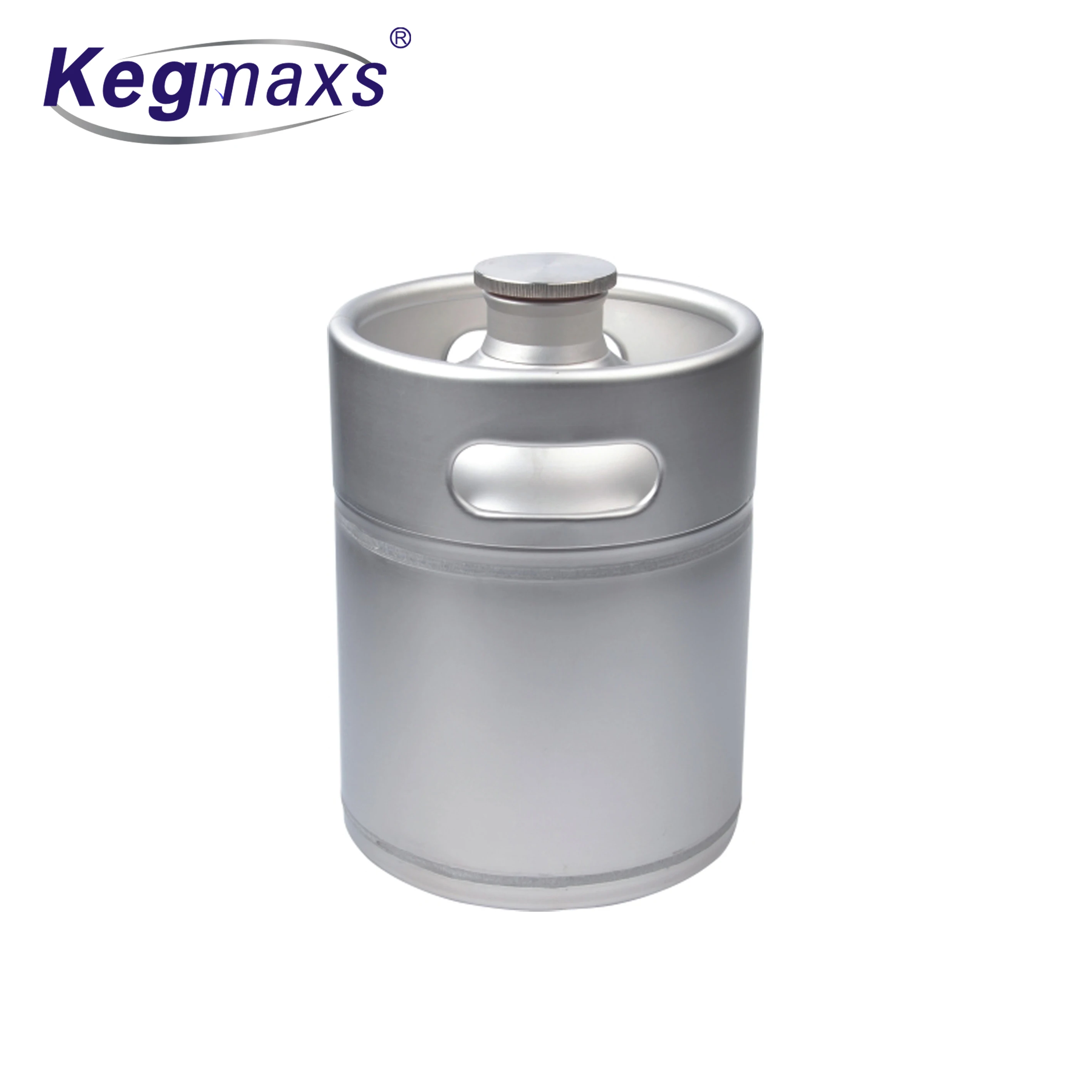 Kegmaxs Beer Growler 5L Mini Beer Keg Stainless Steel Bottle Cornelius for Beer Coffee Liquid Corny Keg Ball Lock Keg Drip Tray