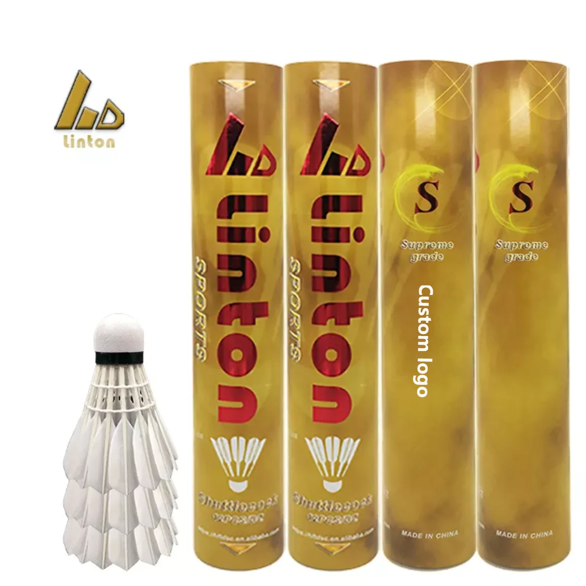 2022 New Style Professional White Goose Feather Wholesale Cheap Badminton Shuttlecock