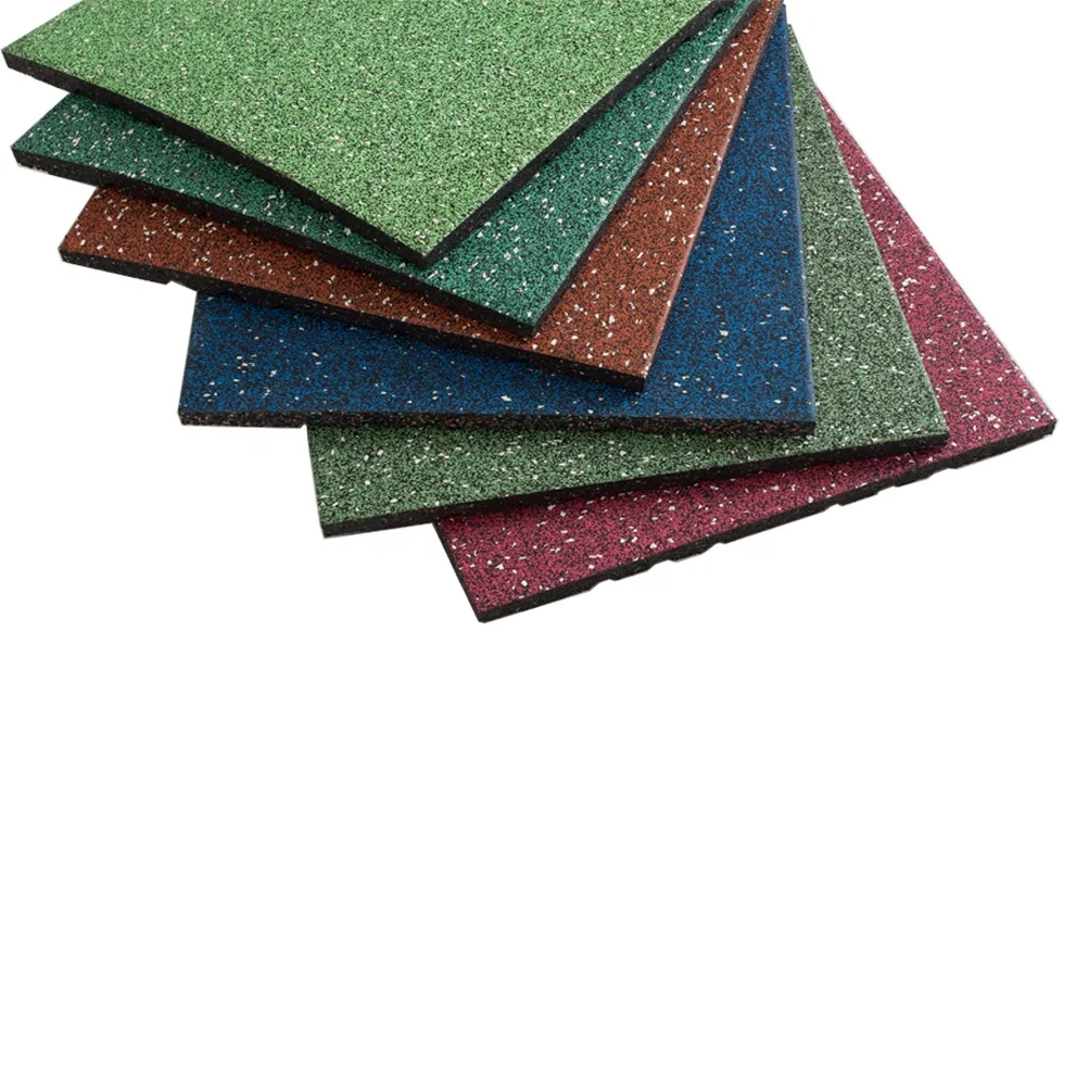 Custom Logo Anti-static Rubber Gym Flooring Mat