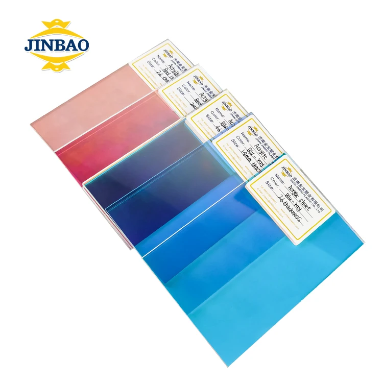 JINBAO hot sale 1.8-300mm 3mm 4*8 4*6ft   Manufacturer customized colored acrylic sheet 1220*2440mm